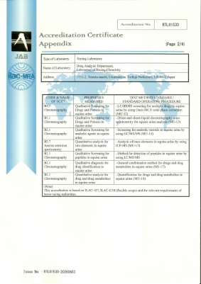 accreditation certificate